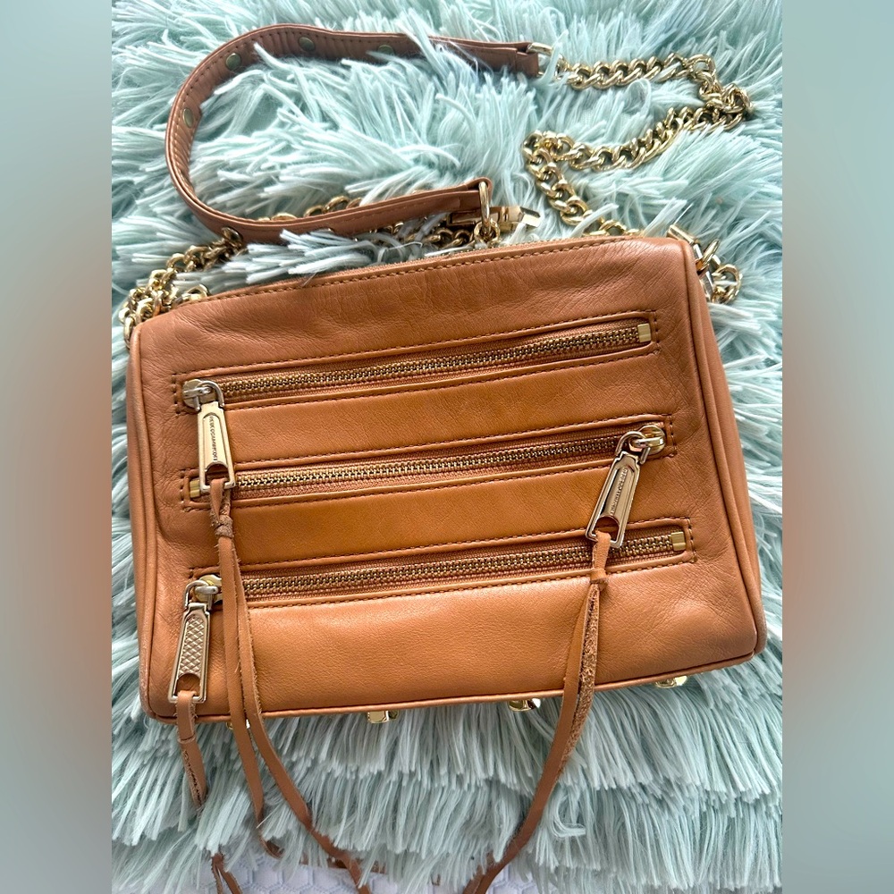Rebecca Minkoff mini 5-zip cross body purse